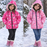 کاپشن دخترانه ، بچه گانه خزدار ، رویه مموری ، سبک و راحت
